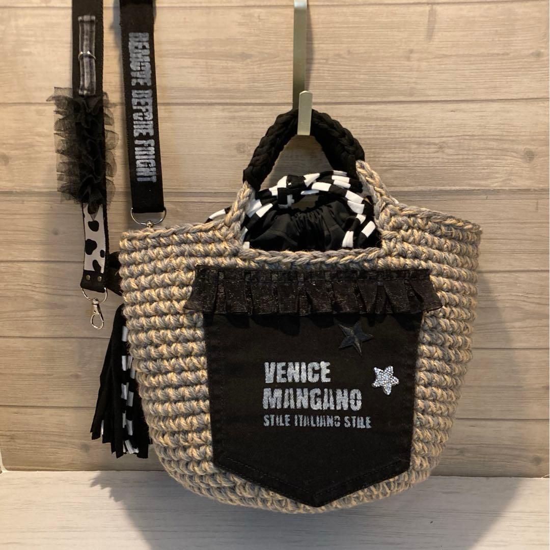 ハンドメイドバッグ デニムリメイクバッグ リメイクシェル Hiroko様オーダー