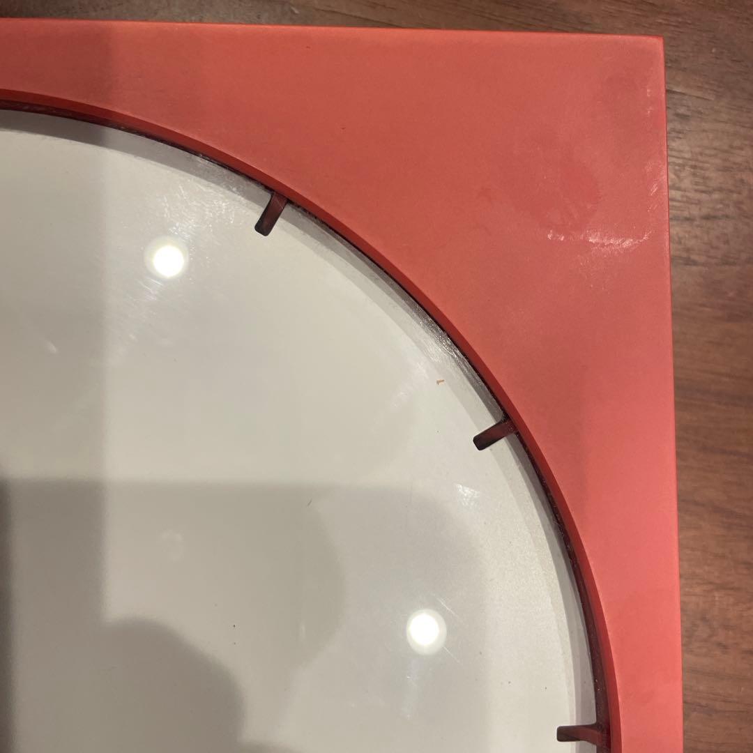 GANBARAウォールクロック ピンク 川崎和男