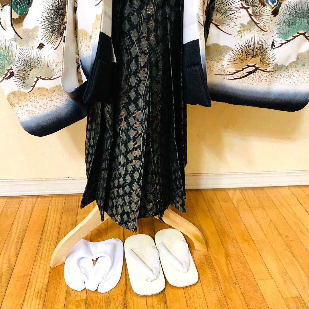 七五三男の子⭐︎5歳　のしめ　鷹　兜　暈し染め　⭐︎金彩⭐︎刺繍⭐︎完全フルセット銘品