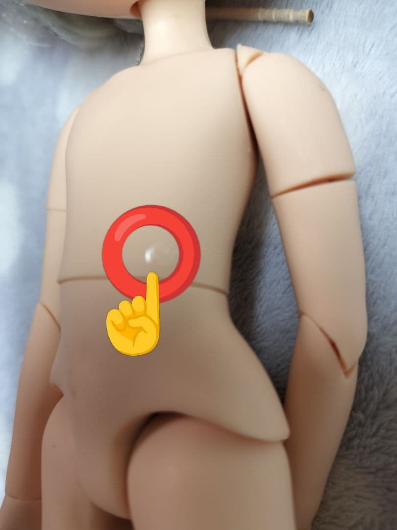 専用☆首傾げ★男の子アウトフィット付き★アイシードール★ネオサイズ22cmドール