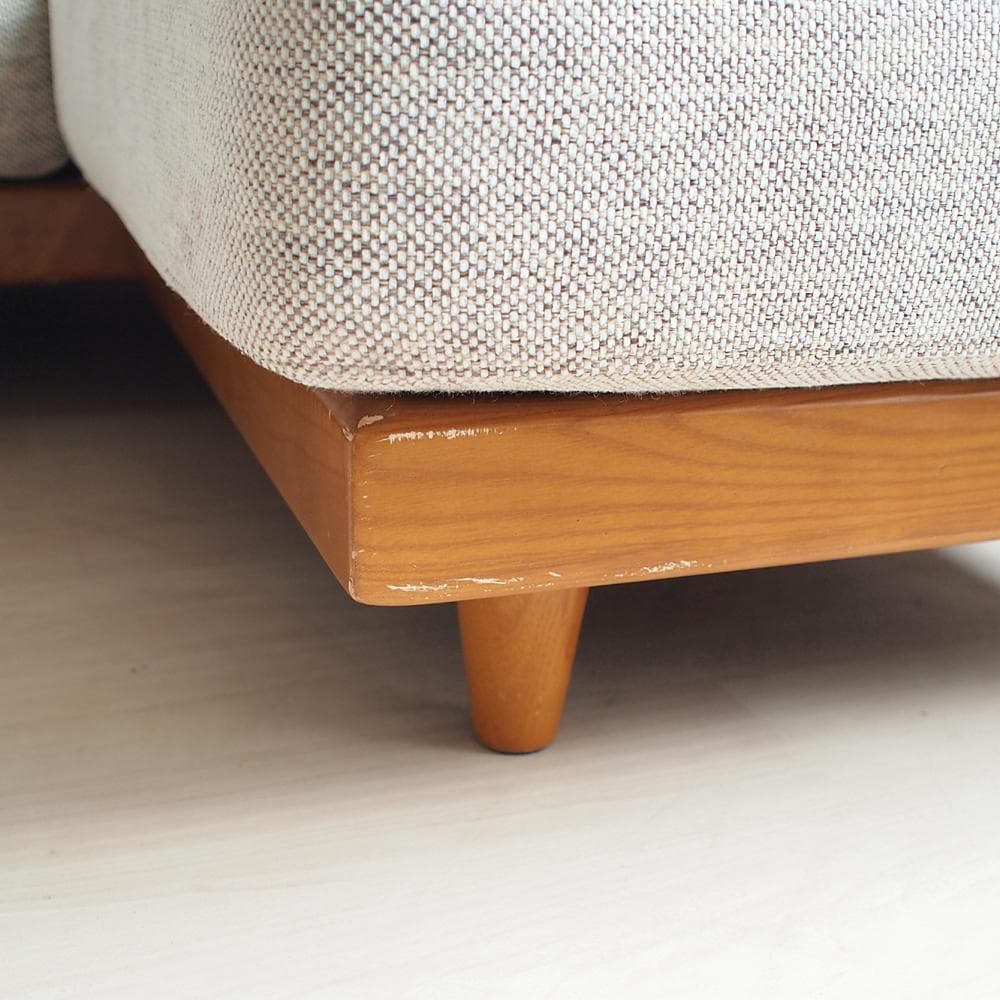 ウニコ/unico ベサン/BETHAN 3人掛け カウチソファ ZR24034