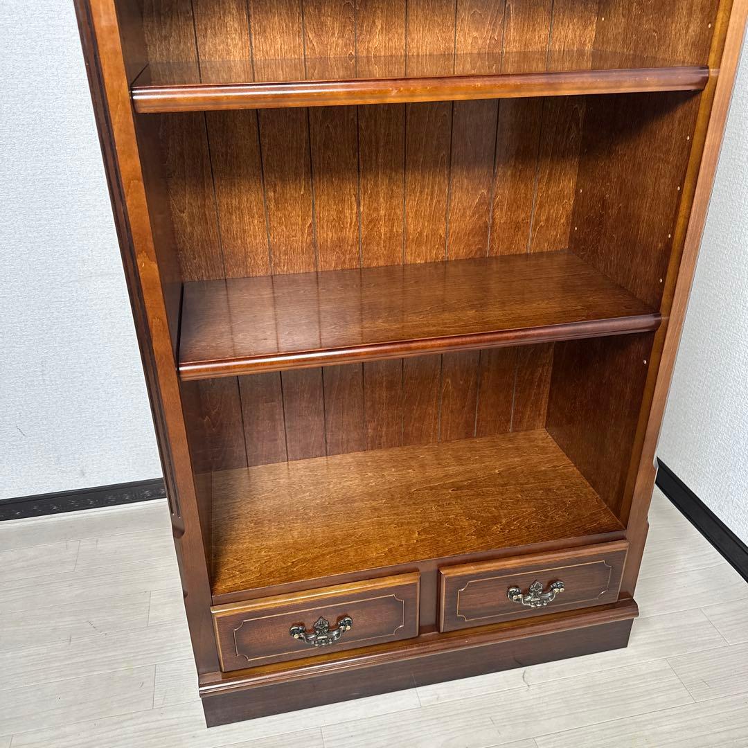 カリモク コロニアル 本棚 書棚 ブックシェルフ オープンシェルフ i1