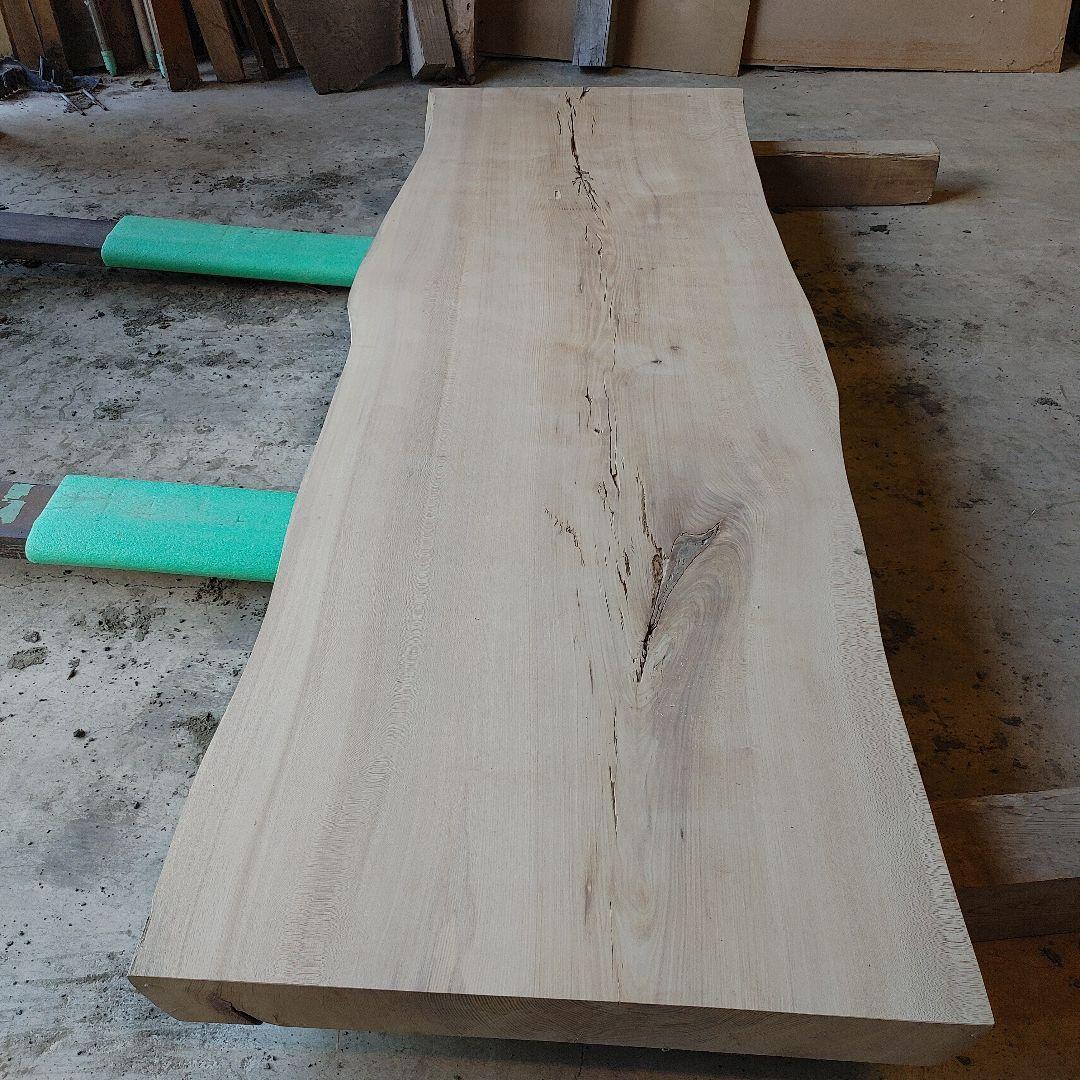 送料込み　一枚板　ニレ　楡　無垢材　天板　テーブル　カウンター　番号61