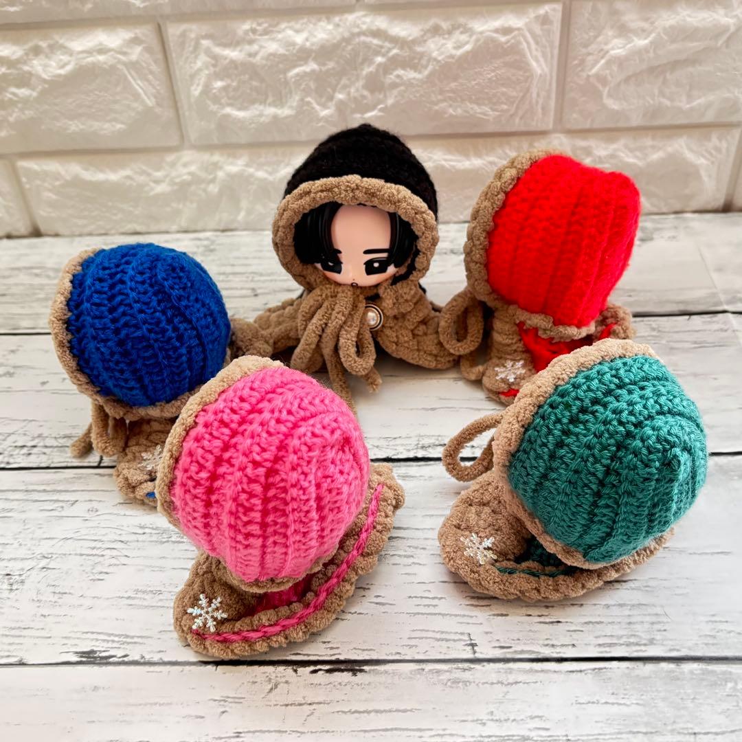 ユキ 黒、ピンク、青、緑、赤