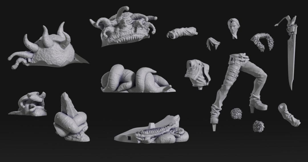 1/10 未塗装未組立 フィギュア ガレージキット FF