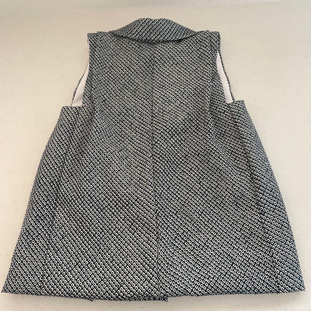 美品　七五三　3歳　男の子　正絹アンティークお着物セット　正絹総絞り被布