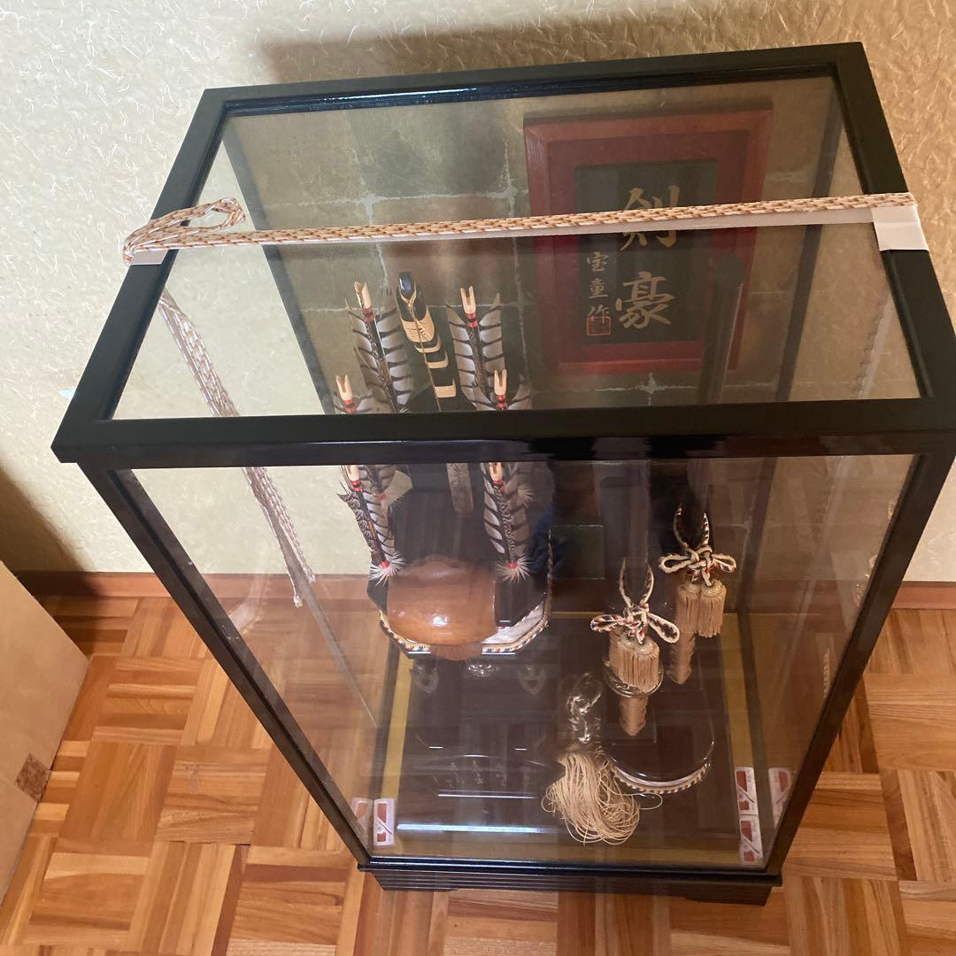 五月人形　剣豪　宝童作　日本刀　御破魔弓飾　33号