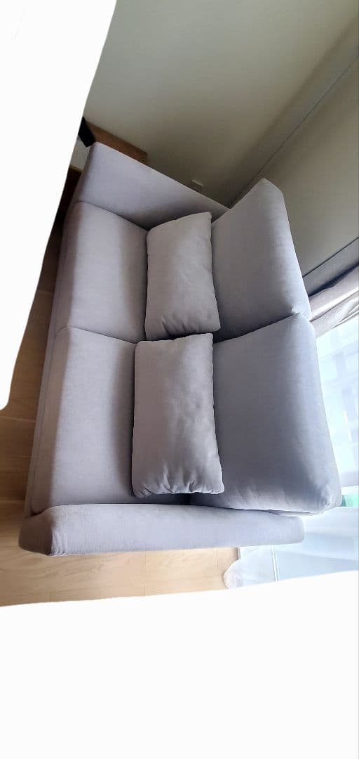 新品　ニトリ　2人掛けソファ　ライトグレー