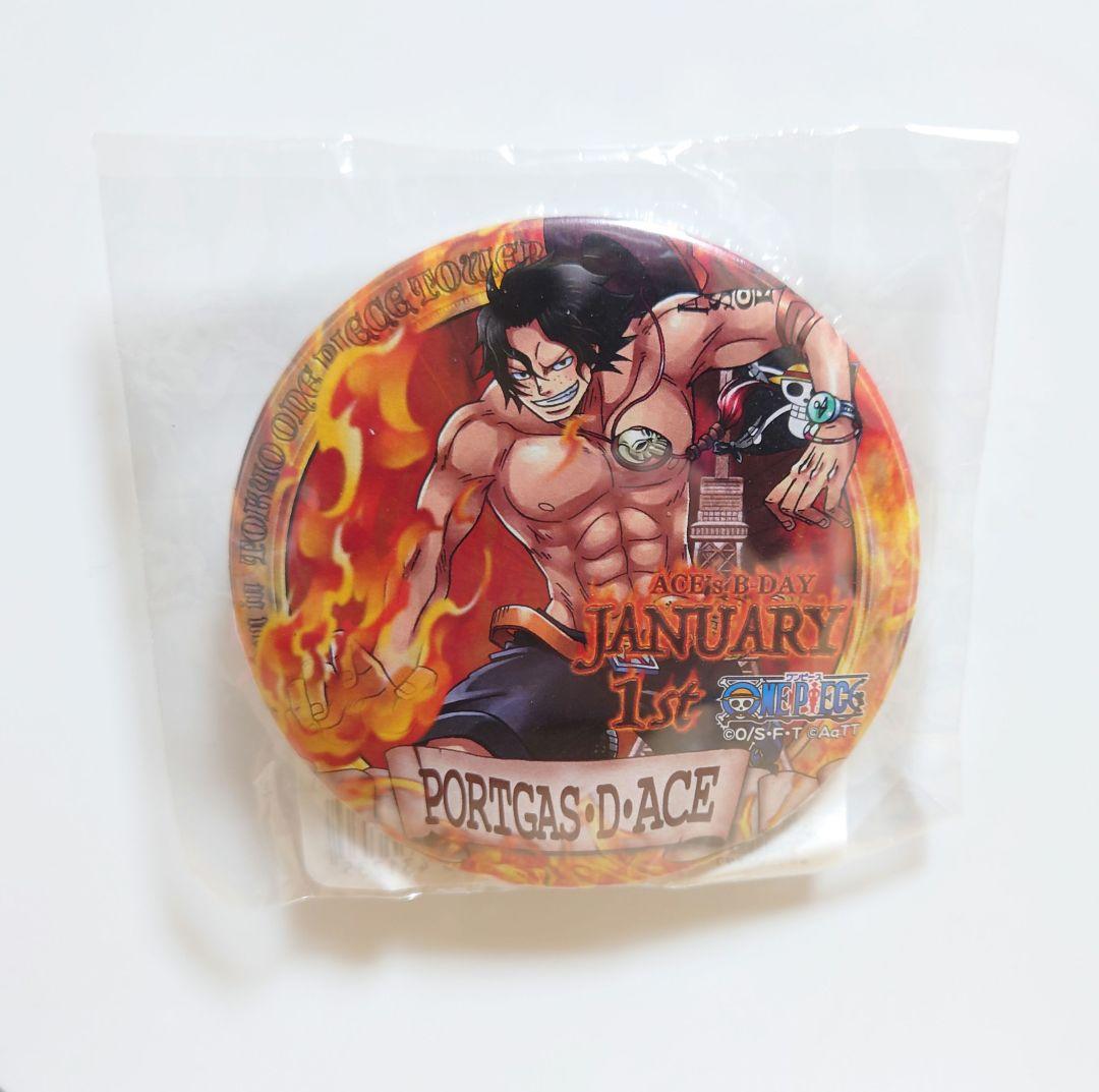 東京ワンピースタワー限定 バースディ 缶バッジ エース - メルカリ