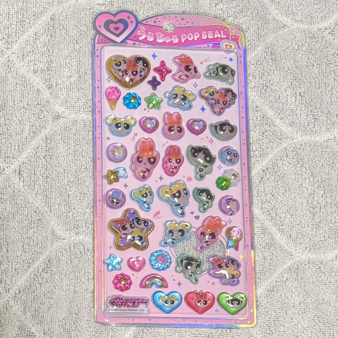 パワーパフガールズ うるちゅるポップシール - メルカリ