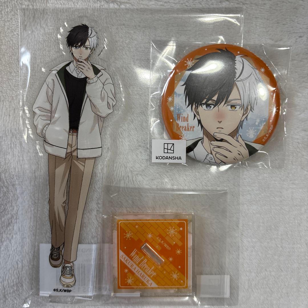 WINDBREAKER ウィンブレ プリンセスカフェ 桜遥 アクスタ 缶バッジ