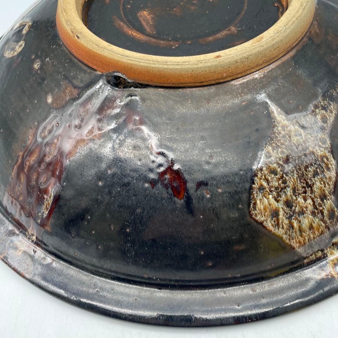 鳥取民藝　牛ノ戸焼中井窯先代　大皿47cm、6.6kg 飾り皿