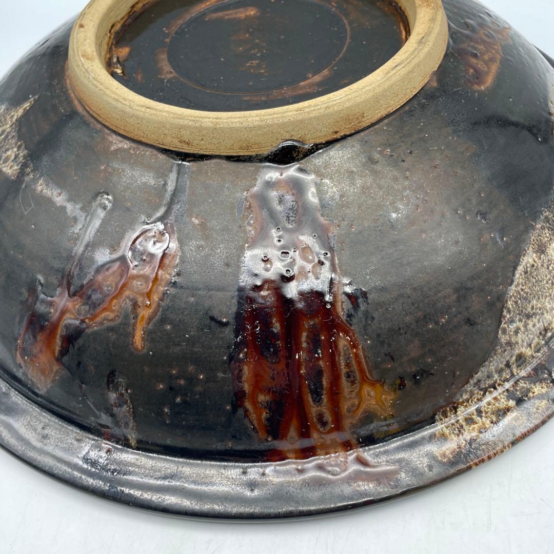 鳥取民藝　牛ノ戸焼中井窯先代　大皿47cm、6.6kg 飾り皿