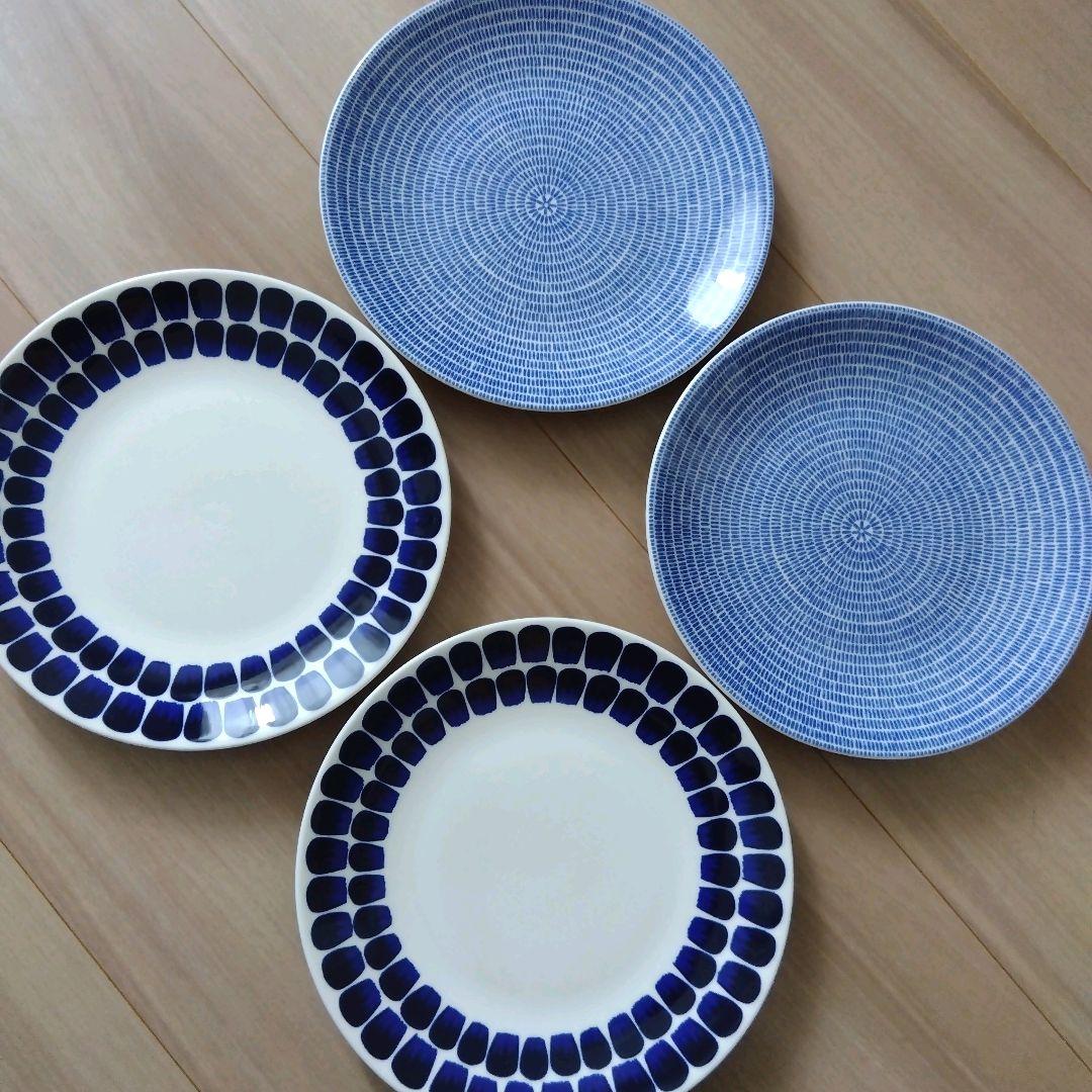 アラビア 24h アベック トゥオキオ 20cmプレート 4枚 かもめ食堂