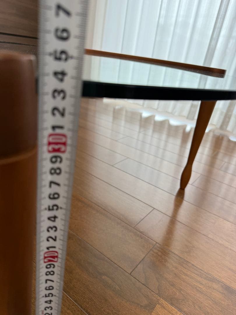 porada GIOTTO ガラステーブル