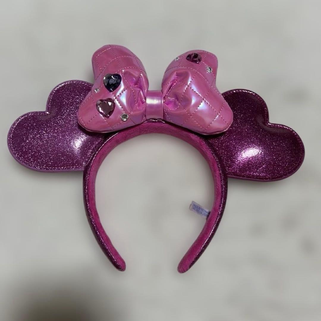 パルパルーザ ミニー カチューシャ ピンク ハート型耳 ディズニー