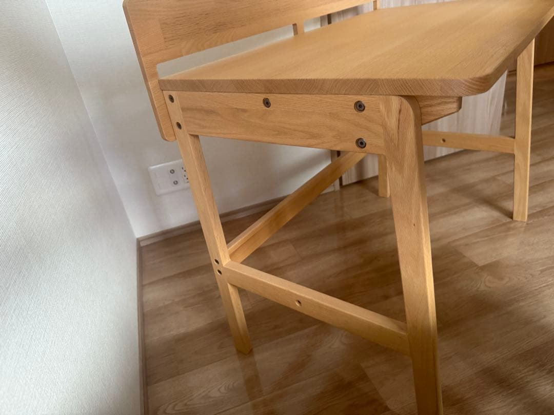 モモナチュラル シンプルデスク