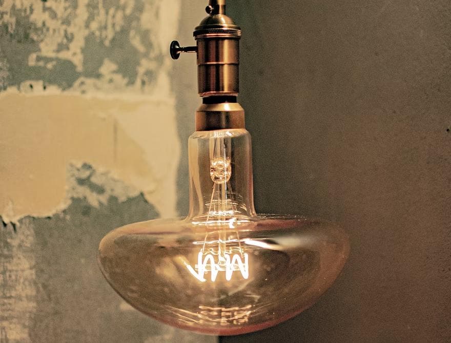 The shape LED light/シャンパンゴールドHL-MUSHROOM