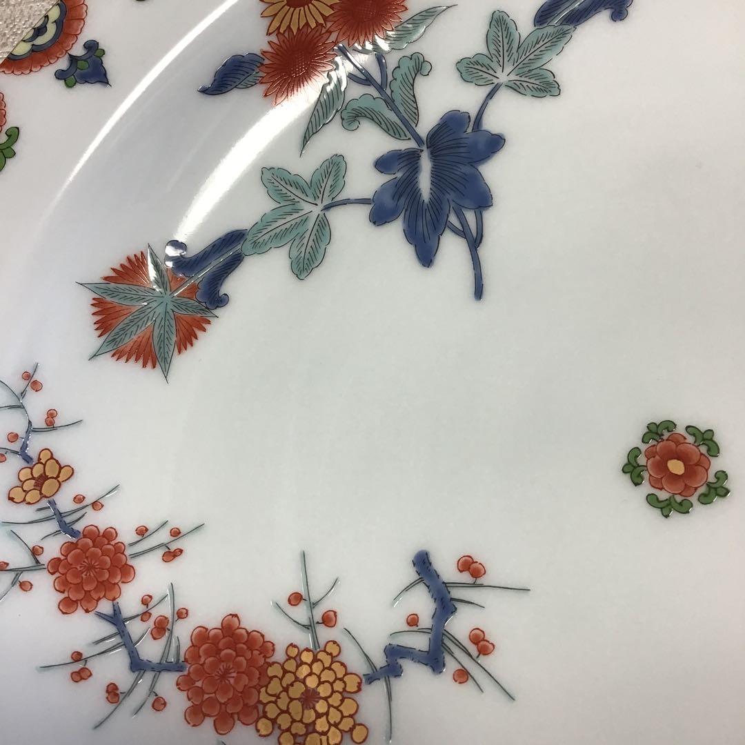 其泉 色絵梅菊文 有田焼 大皿 30cm【新品未使用】 - メルカリ
