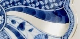 値下げ　新品　林九郎窯　藍青　銀彩　祥瑞　プレート　24.5cm　皿　②