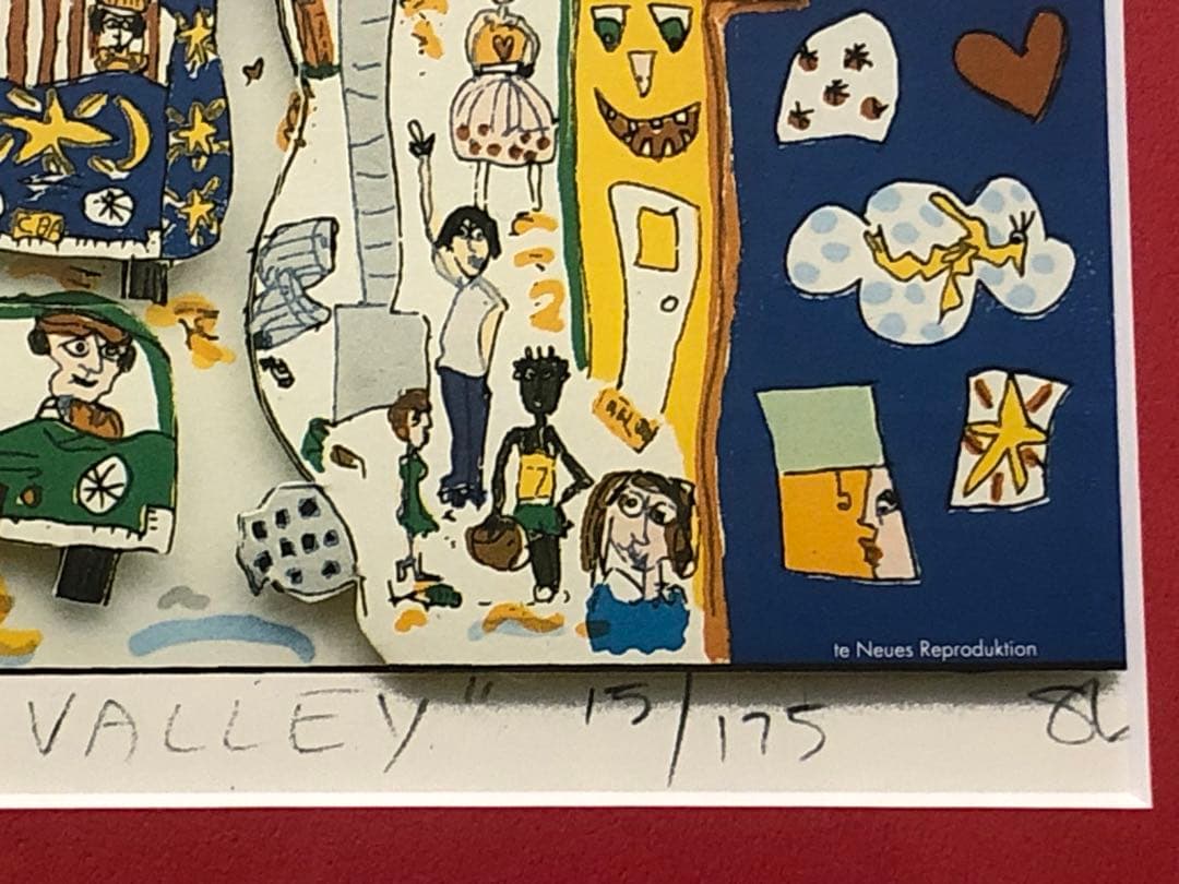 james rizzi ジェームス リジィ 額装ポスター ④ - メルカリ