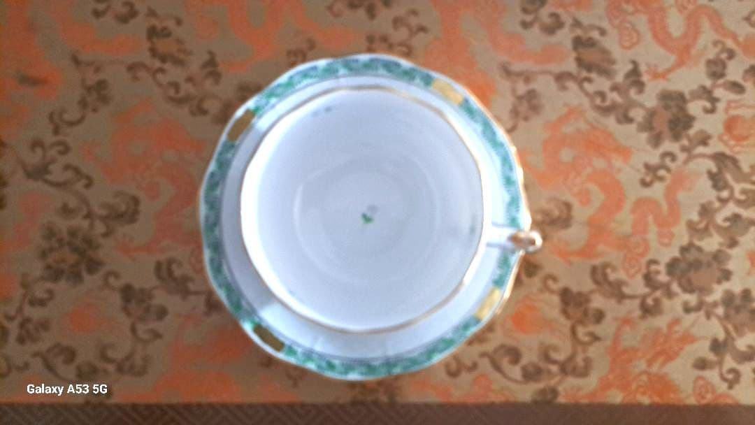 ヘレンドカップ2客とポットのセット