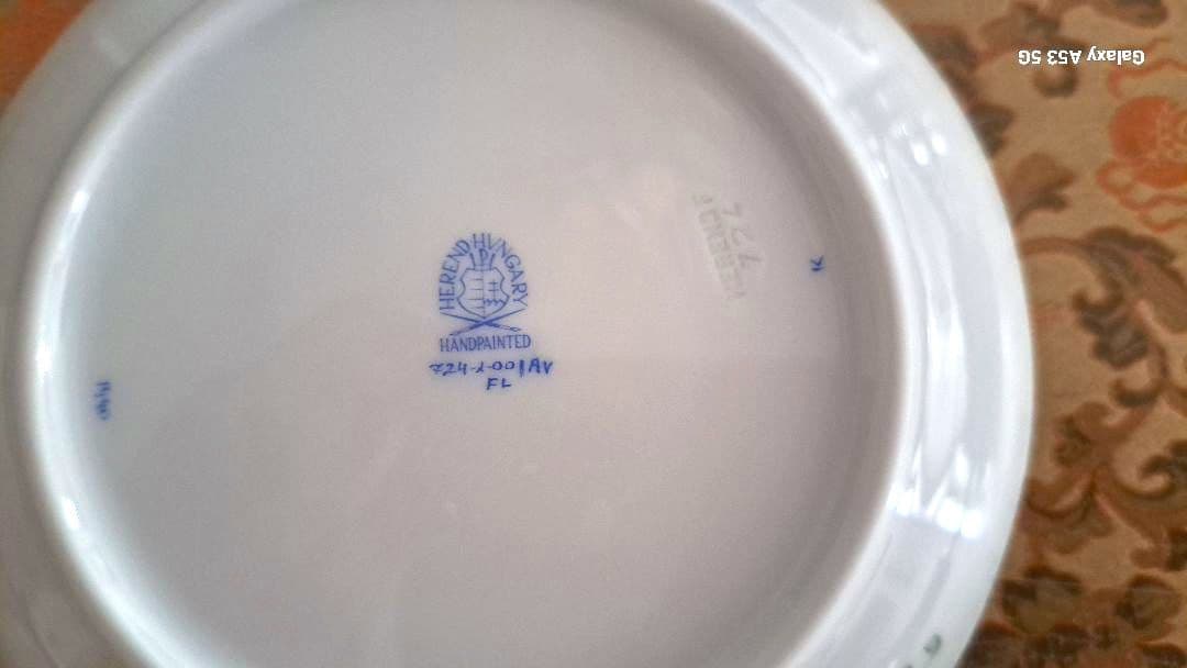 ヘレンドカップ2客とポットのセット