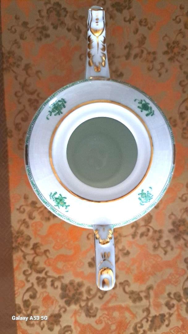 ヘレンドカップ2客とポットのセット