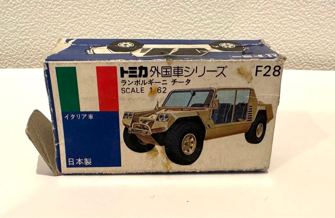 トミカ 青箱 外国車シリーズ F28 ランボルギーニ チータ - メルカリ