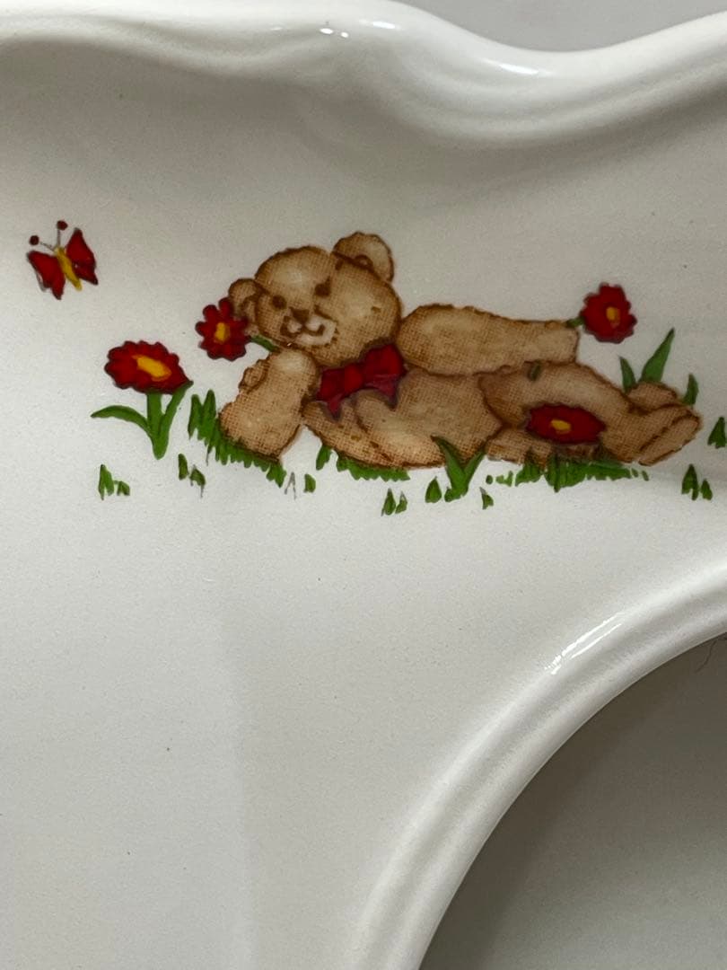 アンティーク 英国メイソンズ MASON’S テディベア陶器写真立て 新品未使用