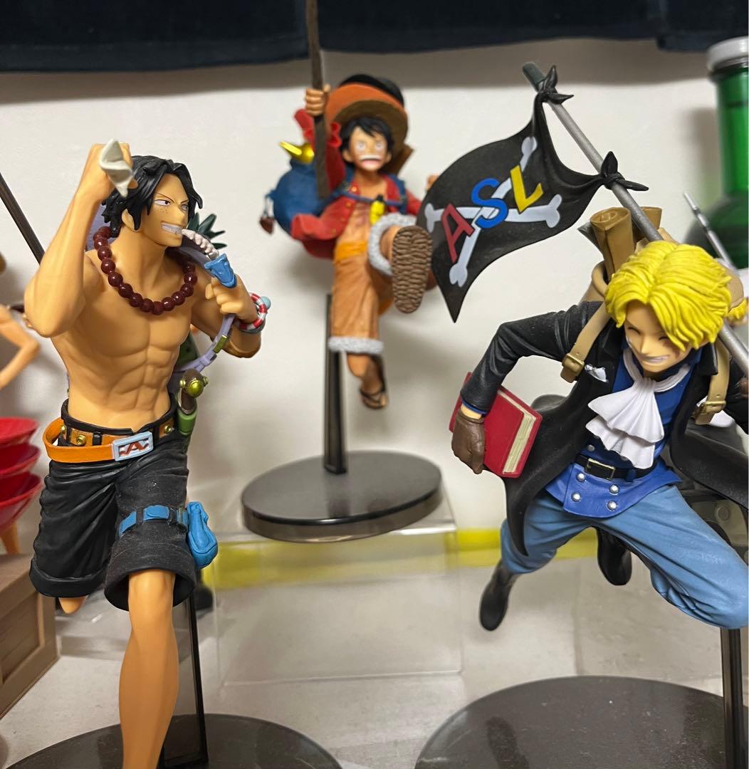 ONE PIECE ルフィ サボ エース 三兄弟 フィギュアセット - メルカリ