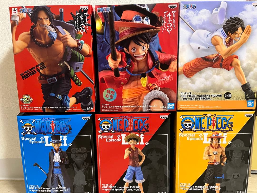 ONE PIECE ルフィ サボ エース 三兄弟 フィギュアセット - メルカリ