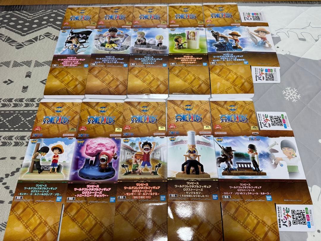 ワンピースフィギュア空箱まとめ売り