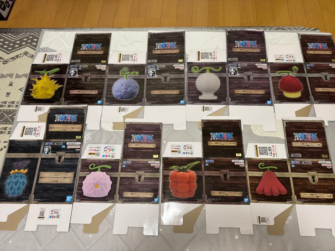 ワンピースフィギュア空箱まとめ売り