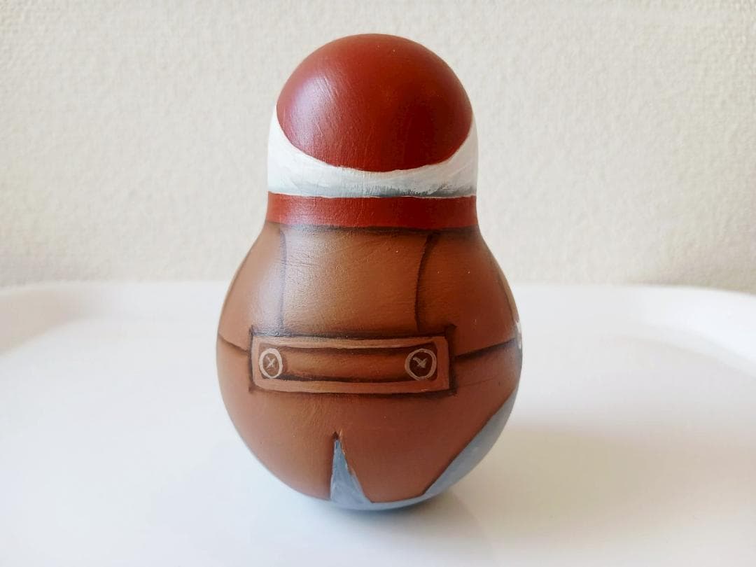 【CBT083】9cm級 おきあがりこぼし(大) スベトラーナ　すずめ