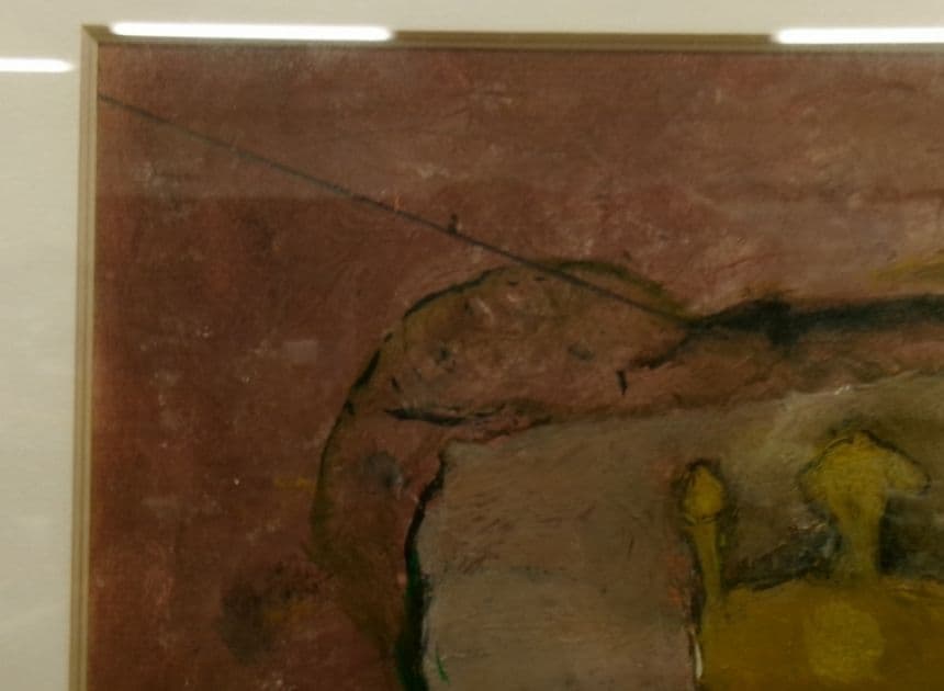 「女王陛下の興行師たちより 」TMサインあり、女性像 油彩 F4 額装