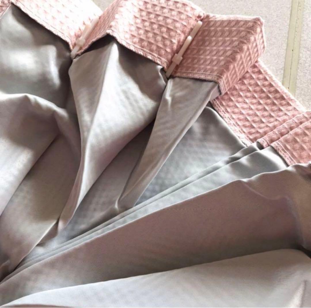 遮光裏地つき2重カーテン　幅150cm×丈178cm(2枚組)1点