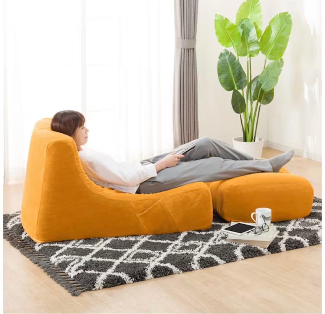 【直接取引のみ】ニトリ1人掛けソファとオットマンセット