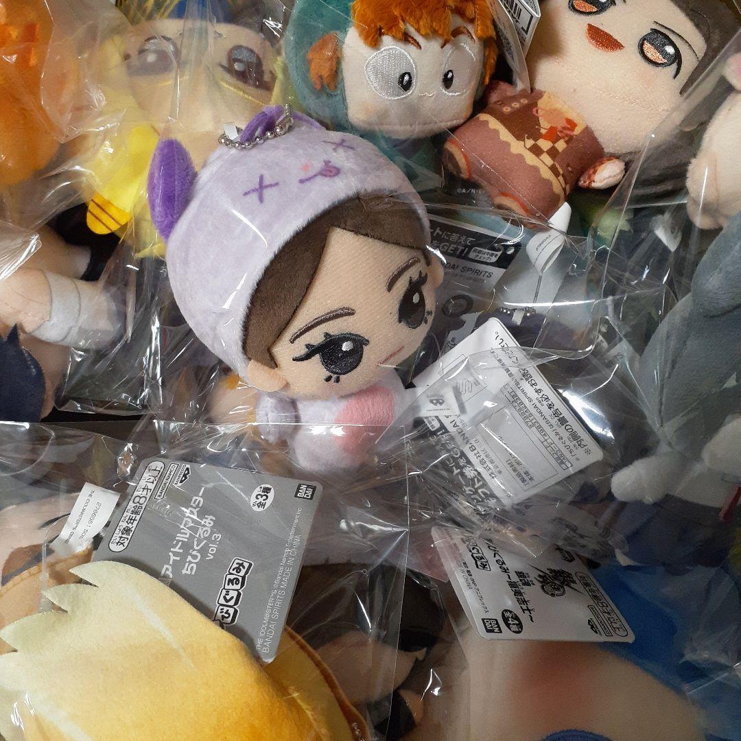 ちびぐるみ&BIGぬいぐるみ&マスコット等、アニメグッズまとめ売り希少