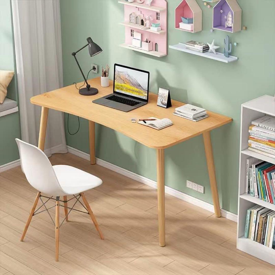 パソコンデスク 作業机 PCデスク 木材テーブル シンプル ナチュラル おしゃれ