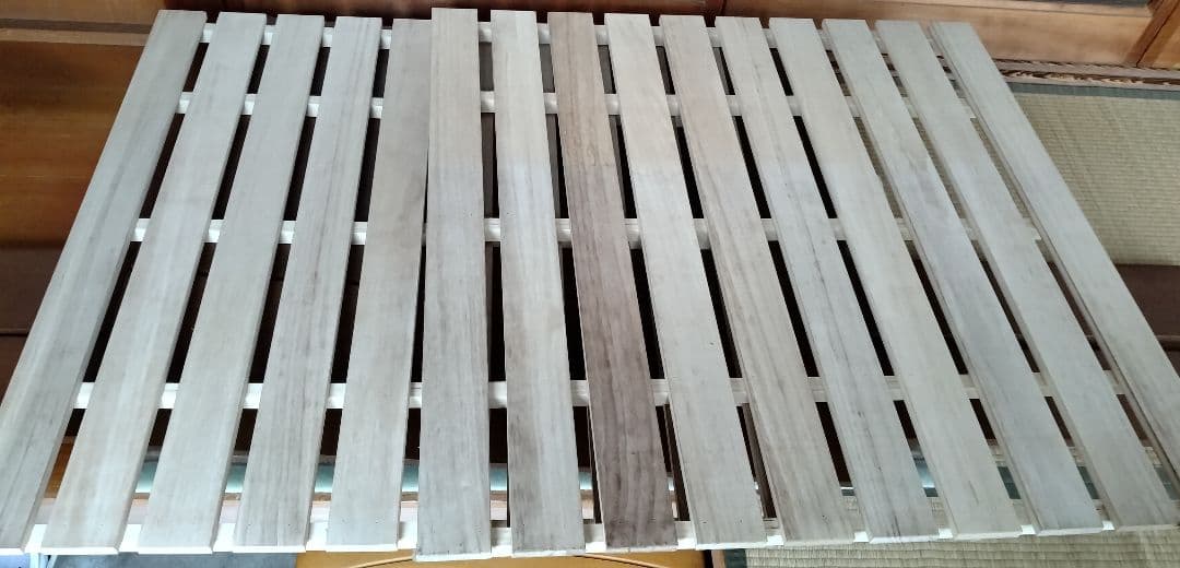 ニトリ　シングルベッドフレーム　ウォルス　すのこベッド