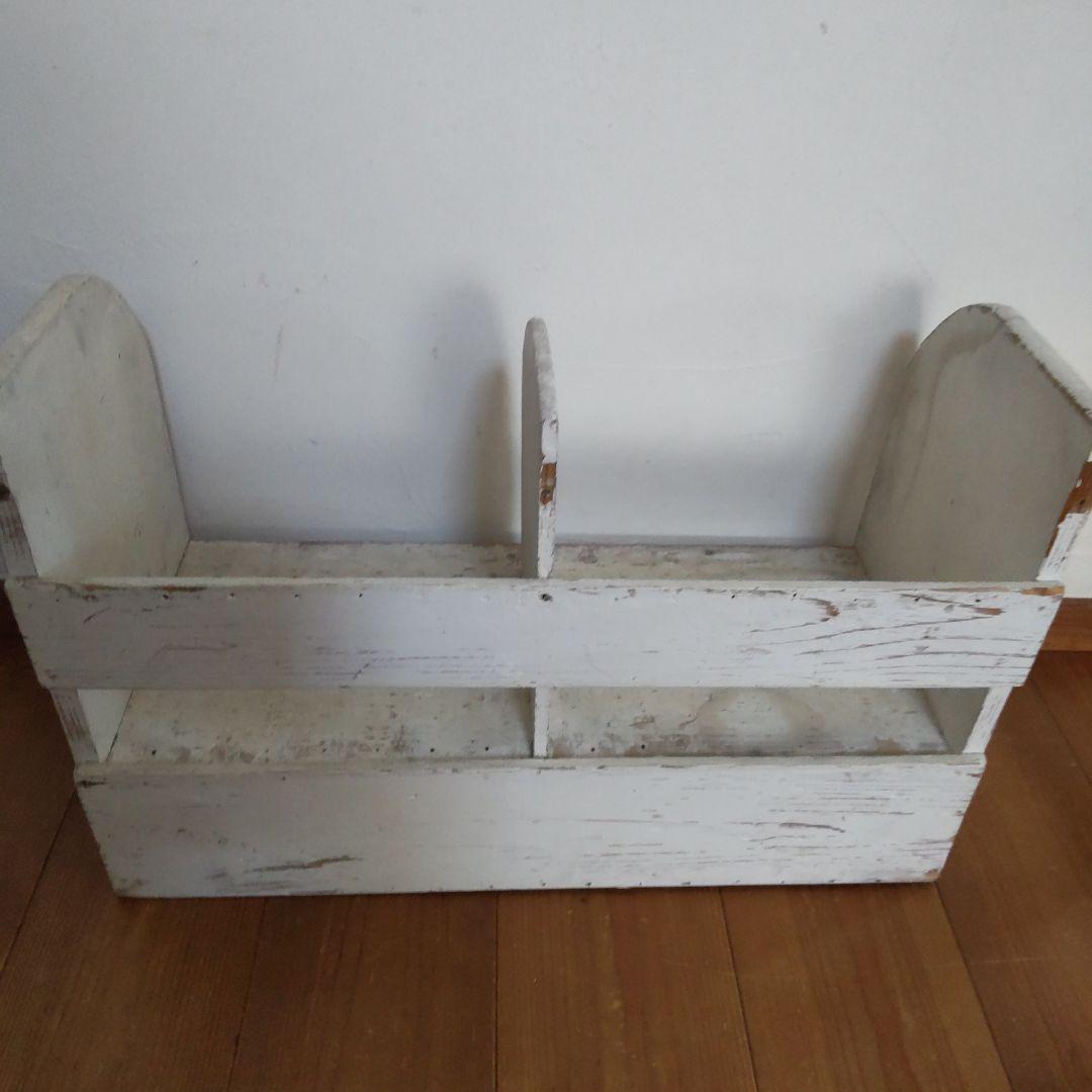 古い学校の本立て 本棚 古道具 アンティーク ビンテージ 本収納