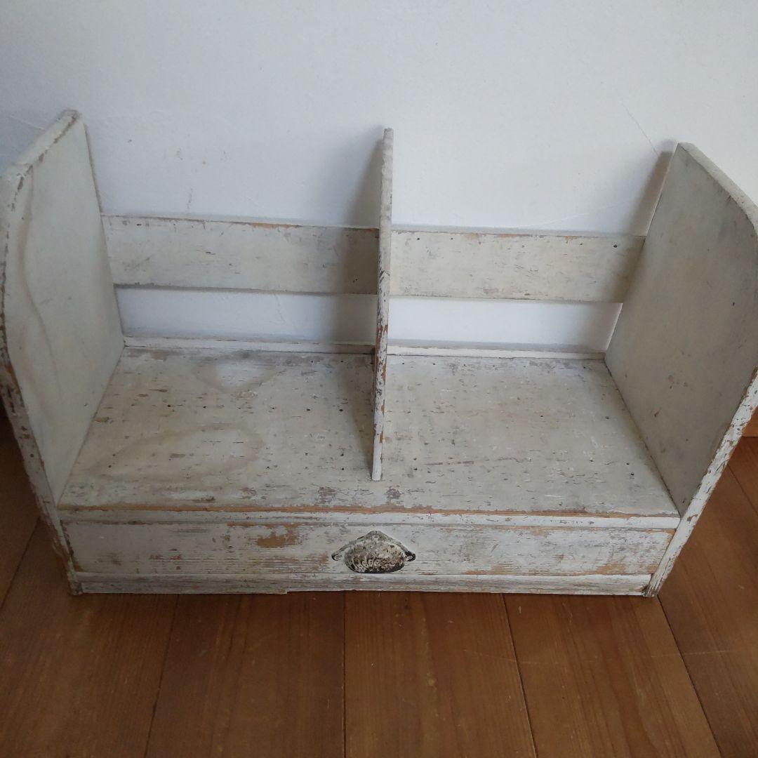 古い学校の本立て 本棚 古道具 アンティーク ビンテージ 本収納