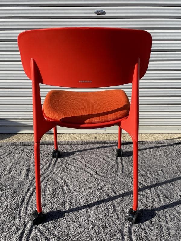 美品】オカムラ 8124RL FPE8 6脚セット 座パッド・キャスター付 - メルカリ