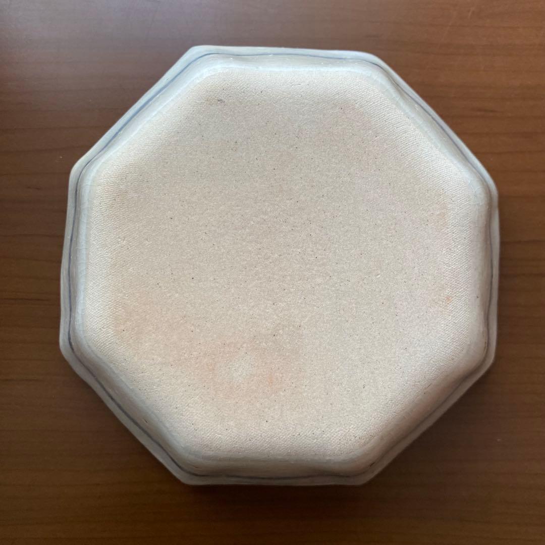 未使用　コウホ窯　市野吉記　八角鉢