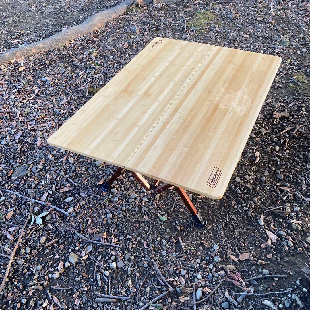 コールマン　コンフォートマスター　バンブー　ラウンジテーブル