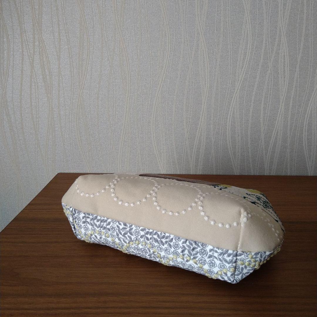 sale❁ 白玉口金 パッチワークのがま口バッグ☆ミナペルホネンハンドメイド