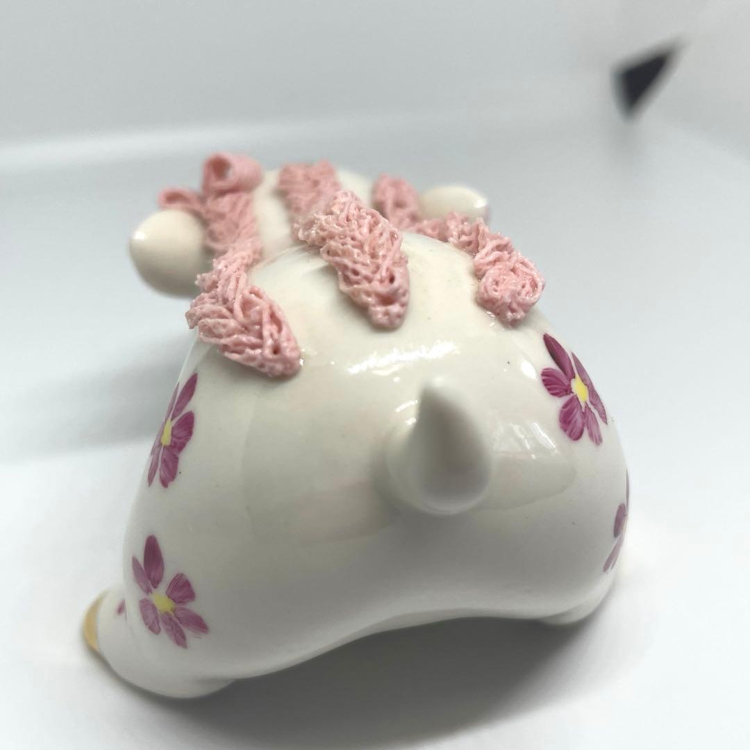 アイリッシュドレスデン 2007年 干支 猪 フィギュリン 陶器 置物