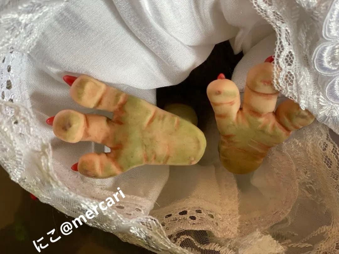 グレムリン　アートドール　海外作家様制作ぬいぐるみ　レディーグレムリン　グレタ