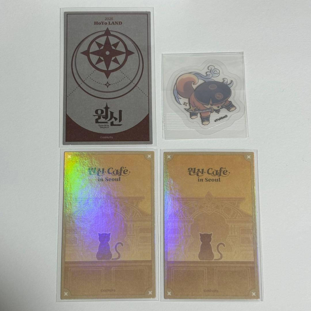 原神 トーマ 韓国カフェ 七聖召喚 ホヨランド おみくじ 公式正規品